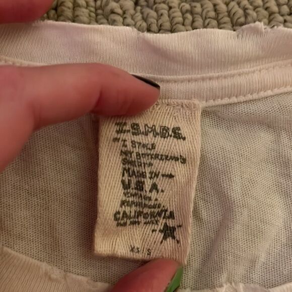 Istolemyboyfriend XS/S Vintage Smiley Tee - Picture 2 of 3